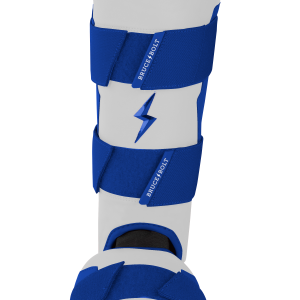 BRUCE BOLT Chrome Series Leg Guard - ROYAL